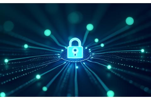 Symbolische Darstellung von sicherer Datenverarbeitung und schneller Analyse